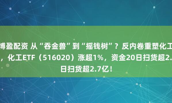 博盈配资 从“吞金兽”到“摇钱树”？反内卷重塑化工格局，化工ETF（516020）涨超1%，资金20日扫货超2.7亿！