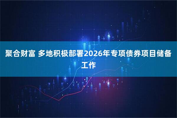 聚合财富 多地积极部署2026年专项债券项目储备工作